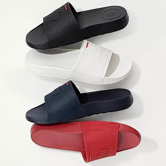 FitFlop IQUSHION Pool Badesandaler Sort | 96826271