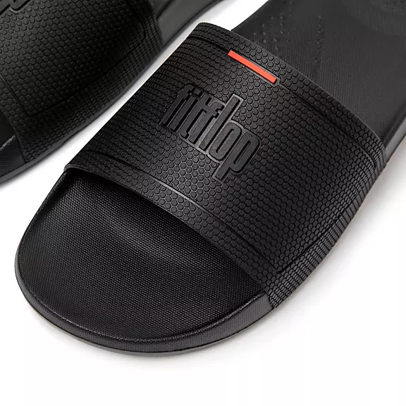 FitFlop IQUSHION Pool Badesandaler Sort | 96826271