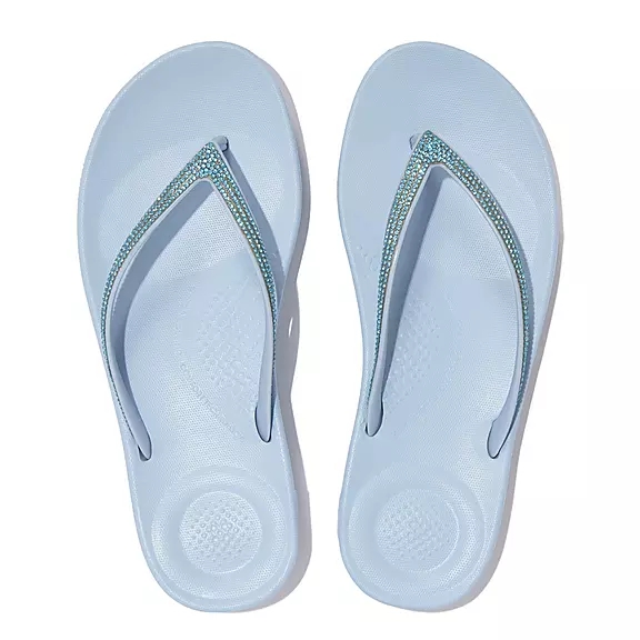 FitFlop IQUSHION Sparkle Klipklapper Blå | 29627665
