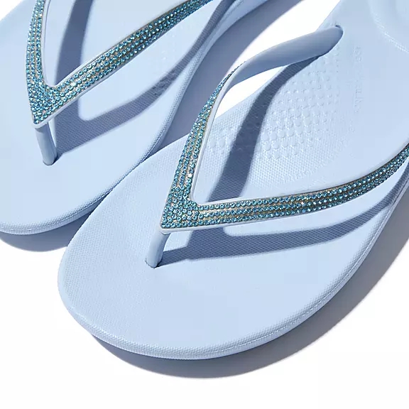 FitFlop IQUSHION Sparkle Klipklapper Blå | 29627665