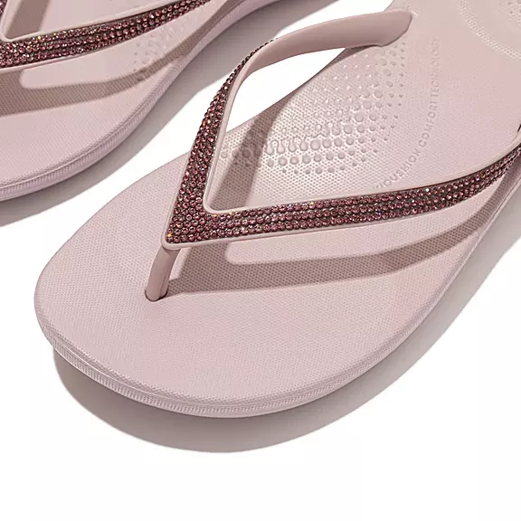 FitFlop IQUSHION Sparkle Klipklapper LyseLilla | 37599017