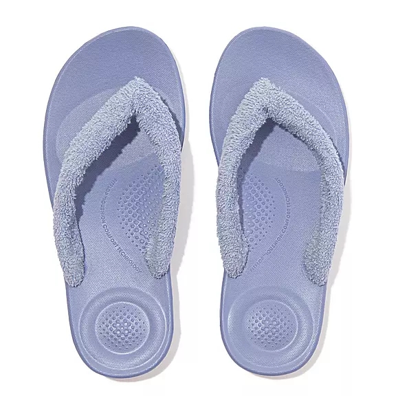 FitFlop IQUSHION Towelling Klipklapper Lavendel | 22781688