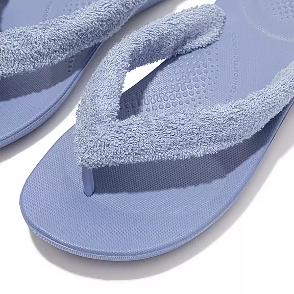 FitFlop IQUSHION Towelling Klipklapper Lavendel | 22781688