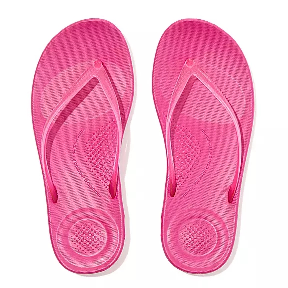 FitFlop IQUSHION Transparent Klipklapper Fuchsia | 10939498