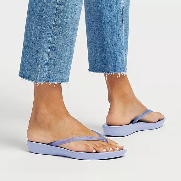 FitFlop IQUSHION Transparent Klipklapper Lavendel | 35234937