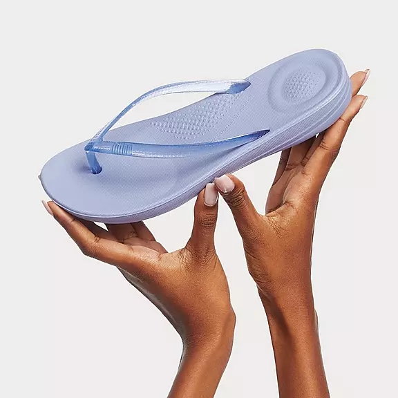 FitFlop IQUSHION Transparent Klipklapper Lavendel | 35234937