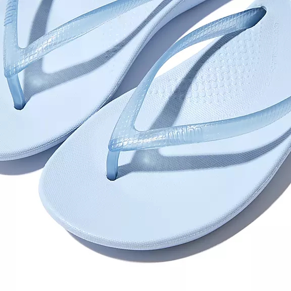 FitFlop IQUSHION Transparent Klipklapper Blå | 87808697