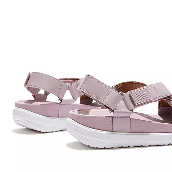 FitFlop LOOSH Læder Cross-Páskové Sandaler LyseLilla | 85960250