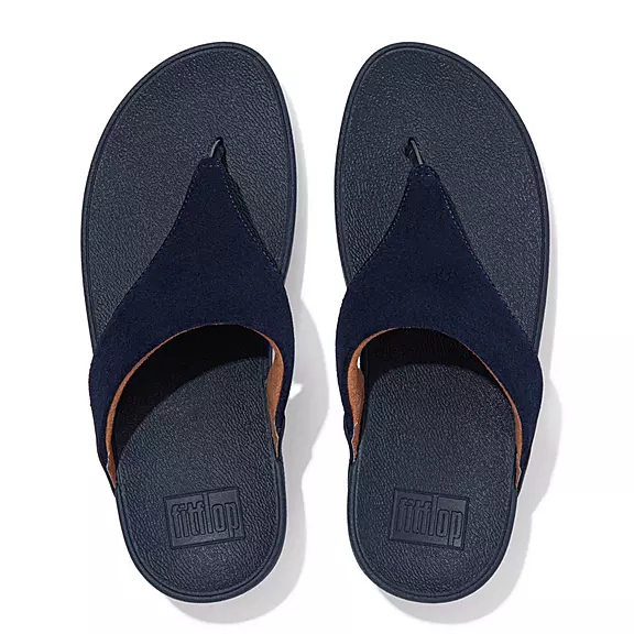 FitFlop LULU Ruskind Sandaler Med Tåstolpe Mørkeblå | 31140350