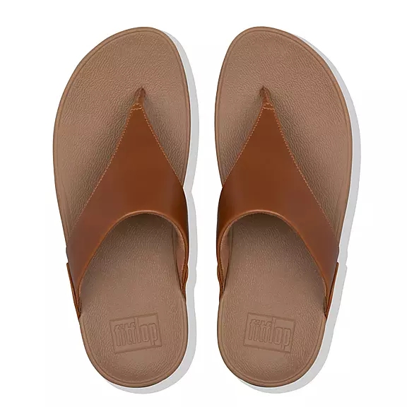 FitFlop LULU Ruskind Sandaler Med Tåstolpe LyseBrune | 87013536