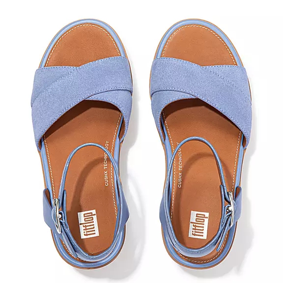 FitFlop PILAR Ruskind-Mix Kilehæl Sandaler Lavendel | 68728159