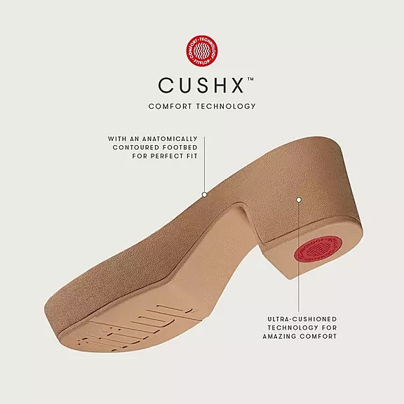 FitFlop PILAR Ruskind-Mix Kilehæl Sandaler Fuchsia | 93337759