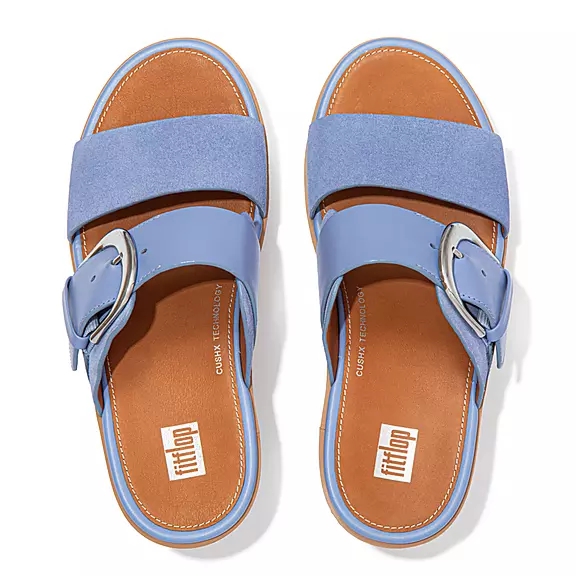 FitFlop PILAR Ruskind-Mix Plateau Sandaler Lavendel | 30051990