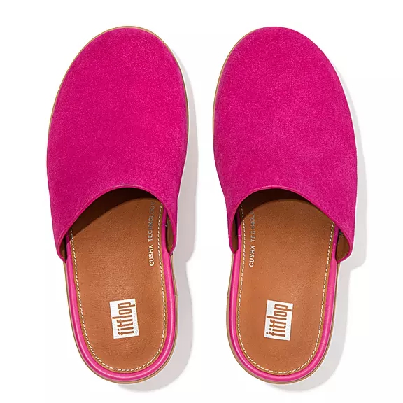 FitFlop PILAR Ruskind Træsko Fuchsia | 19636826