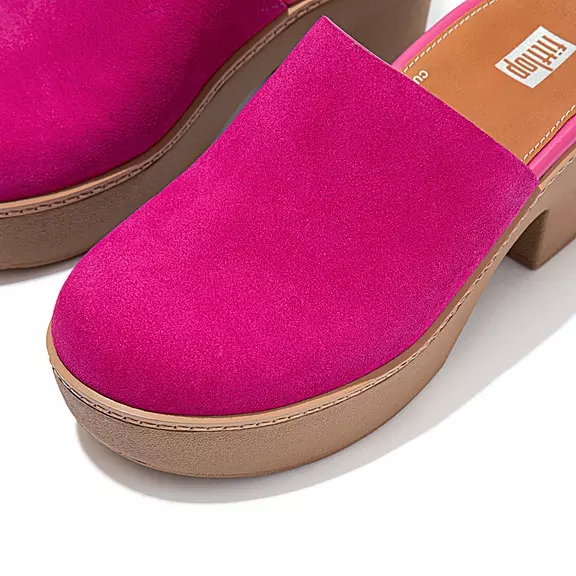 FitFlop PILAR Ruskind Træsko Fuchsia | 19636826