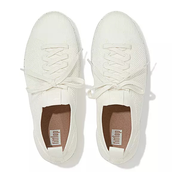 FitFlop RALLY E01 Multi-Knit Sneakers Hvide | 72158005