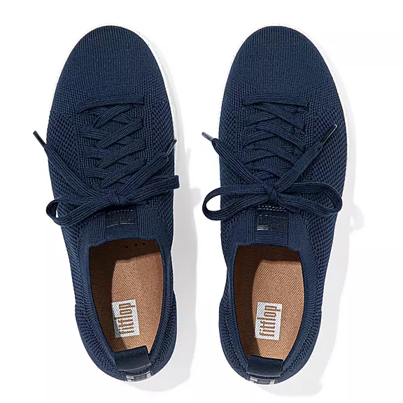 FitFlop RALLY E01 Multi-Knit Sneakers Mørkeblå | 65427240