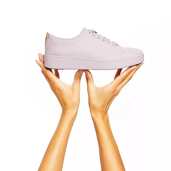 FitFlop RALLY Lærred Sneakers LyseLilla | 66443697
