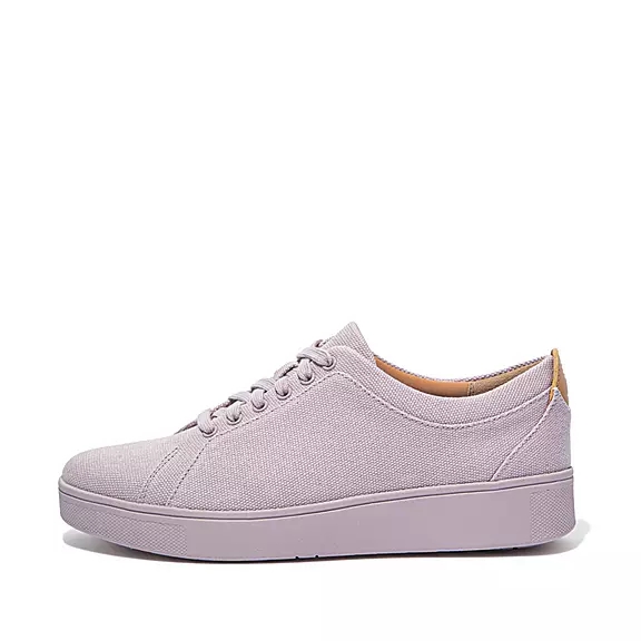 FitFlop RALLY Lærred Sneakers LyseLilla | 66443697