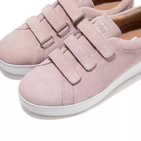 FitFlop RALLY Páskové Ruskind Sneakers LyseLilla | 96766743