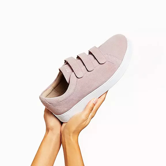 FitFlop RALLY Páskové Ruskind Sneakers LyseLilla | 96766743
