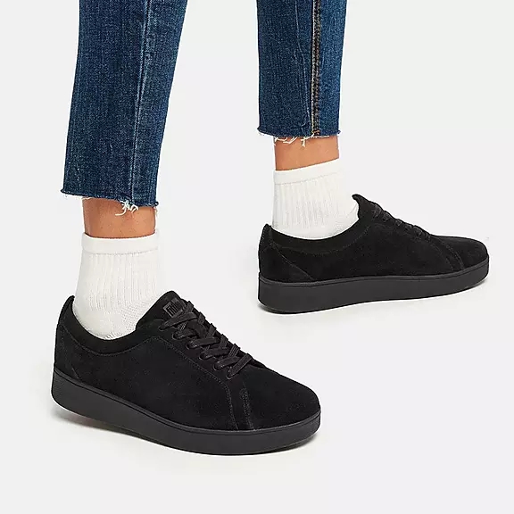 FitFlop RALLY Ruskind Sneakers Sort | 76115538