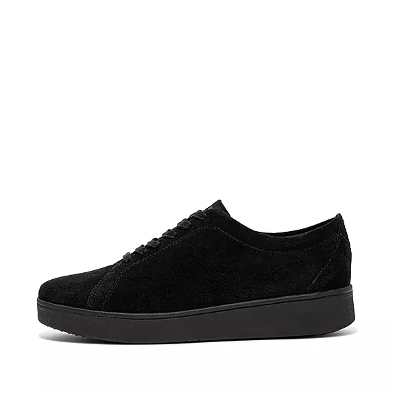 FitFlop RALLY Ruskind Sneakers Sort | 76115538
