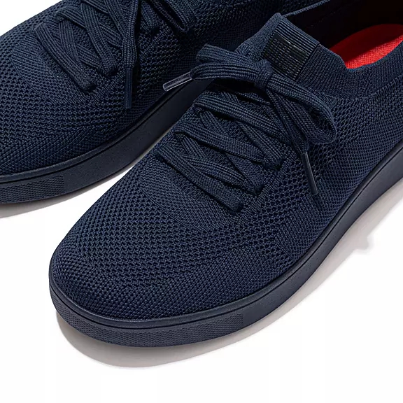 FitFlop RALLY Strand-Resistant Knit Sneakers Mørkeblå | 88757594