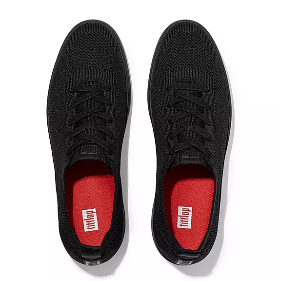 FitFlop RALLY X Airyknit Sneakers Sort | 70373279