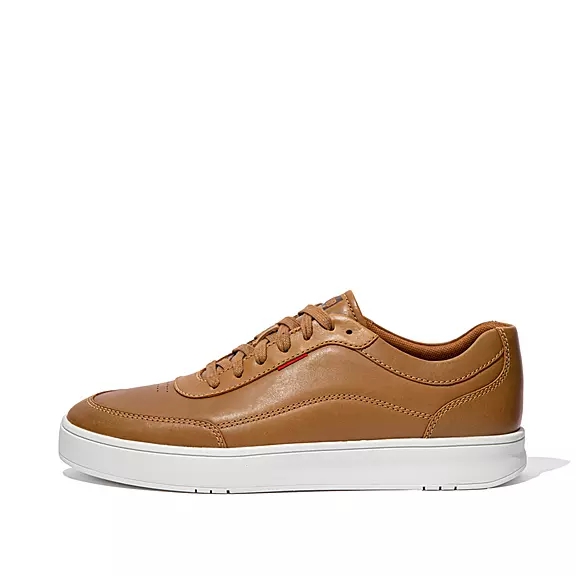 FitFlop RALLY X Læder Sneakers Brune | 12703873