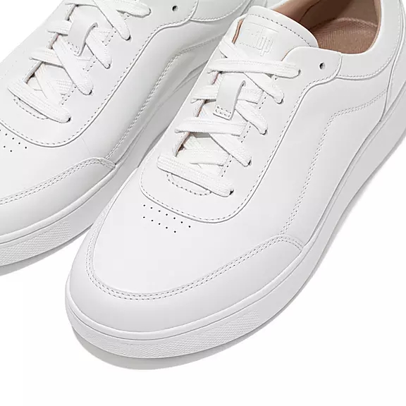 FitFlop RALLY X Læder Sneakers Hvide | 73331564