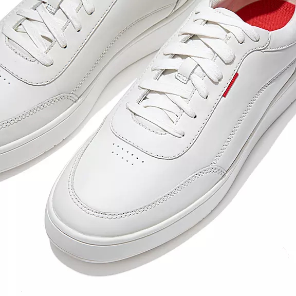 FitFlop RALLY X Læder Sneakers Hvide | 94723660