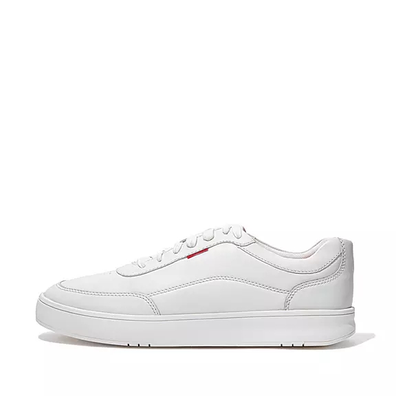 FitFlop RALLY X Læder Sneakers Hvide | 94723660