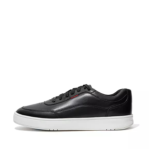 FitFlop RALLY X Læder Sneakers Sort | 96254289
