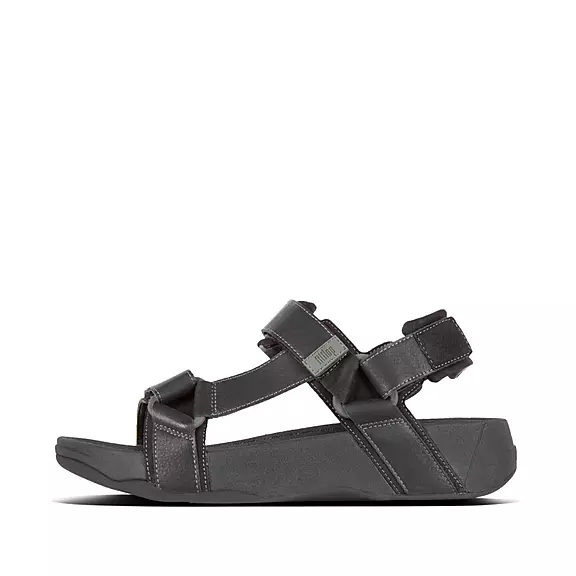 FitFlop RYKER Mens Sandaler Med Rem Sort | 44618329
