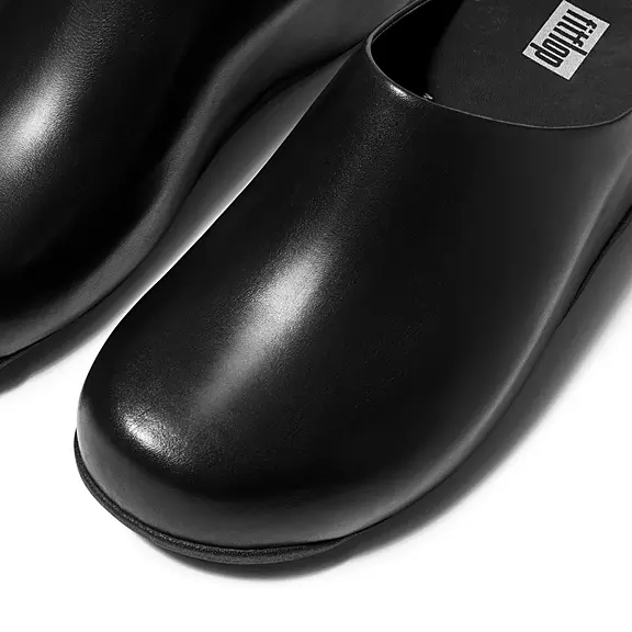 FitFlop SHUV Læder Træsko Sort | 79256434