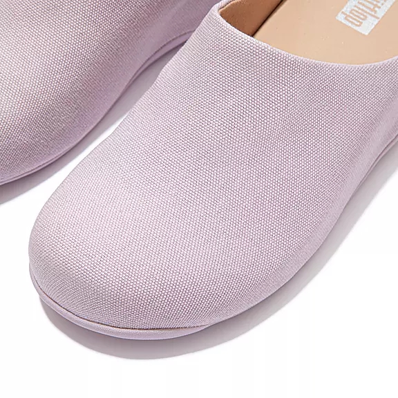 FitFlop SHUV Lærred Træsko LyseLilla | 65962776