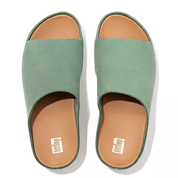 FitFlop SHUV Nubuck Badesandaler Grøn | 18575618