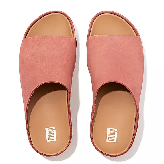 FitFlop SHUV Nubuck Badesandaler Lyserød | 20956206
