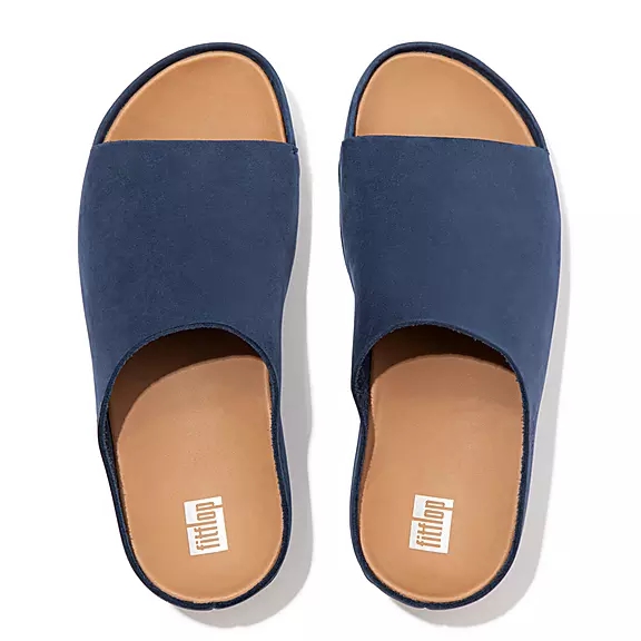 FitFlop SHUV Nubuck Badesandaler Mørkeblå | 40402349