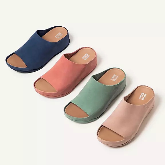 FitFlop SHUV Nubuck Badesandaler Mørkeblå | 40402349