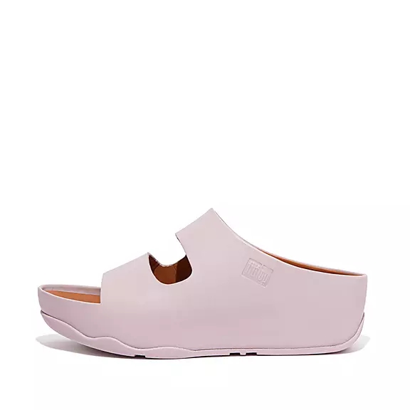 FitFlop SHUV Two-Bar Læder Badesandaler LyseLilla | 75830470
