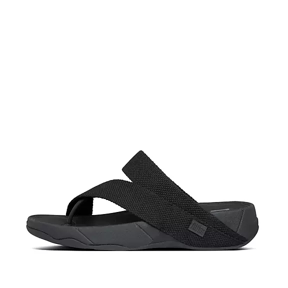 FitFlop SLING Weave Sandaler Med Tåstolpe Sort | 32327422