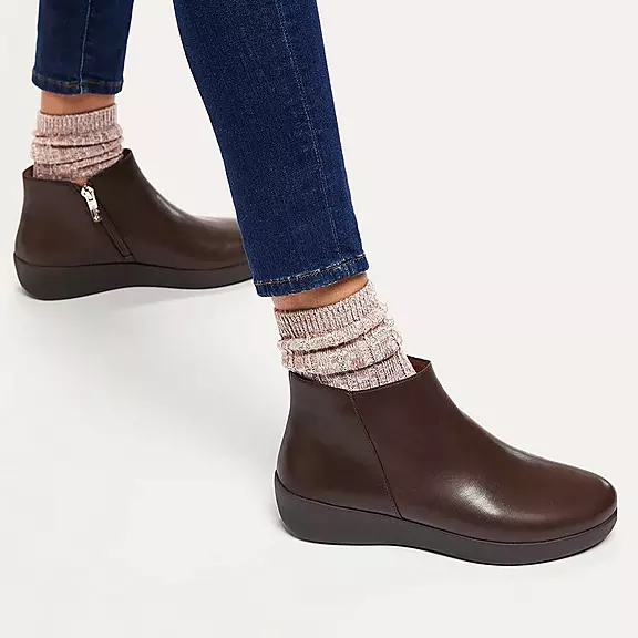 FitFlop SUMI Ruskind Ankelstøvler Brune | 23980888