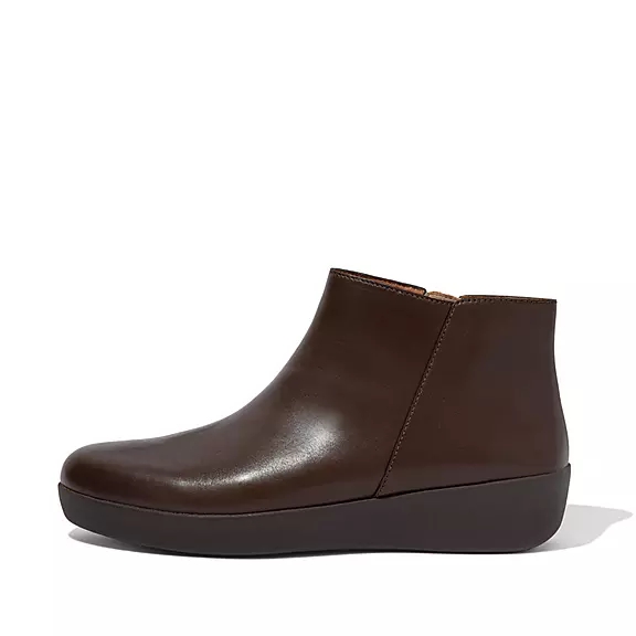 FitFlop SUMI Ruskind Ankelstøvler Brune | 23980888