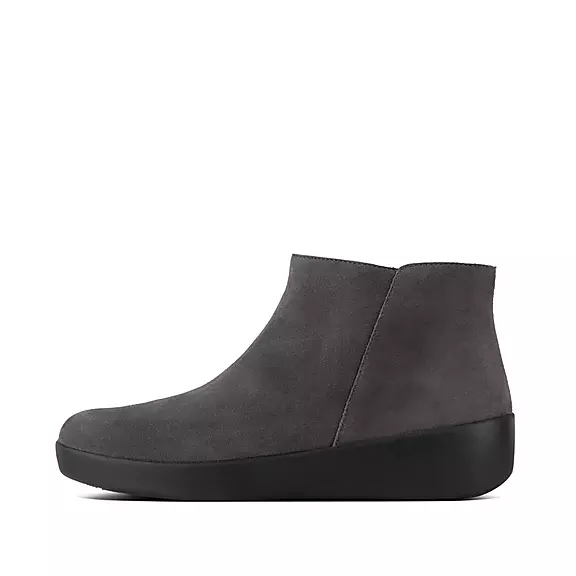 FitFlop SUMI Ruskind Ankelstøvler Grå | 27517231