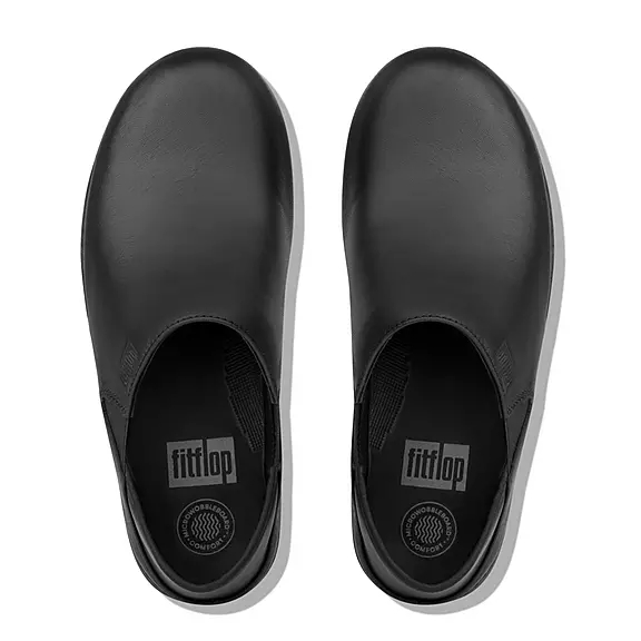FitFlop SUPERLOAFER Læder Loafers Sort | 36276764