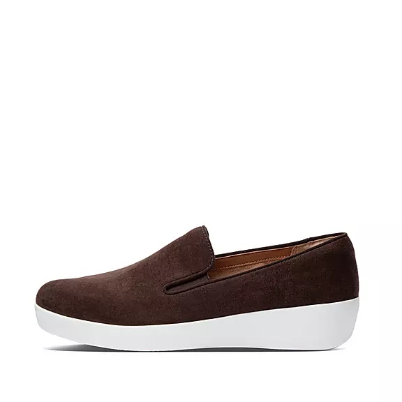 FitFlop SUPERSKATE Loafers Brune | 23757658