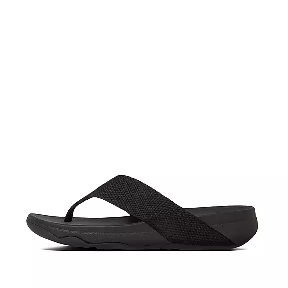 FitFlop SURFA Sandaler Med Tåstolpe Sort | 12532419