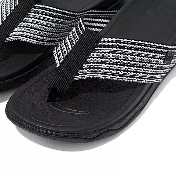 FitFlop SURFA Sandaler Med Tåstolpe Sort | 19961636